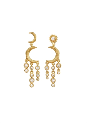 Astrea twinkle earring Forgyldt Maanesten 